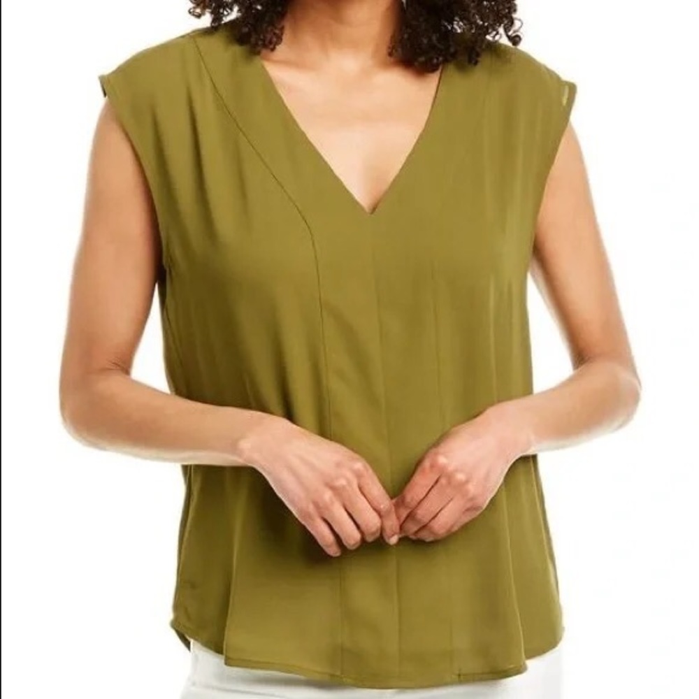 NWT J. Crew Sleeveless Blouse - Olive
